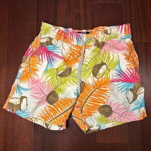 Vilbercram Men’s Swim Shorts – Tropical Print Size Large